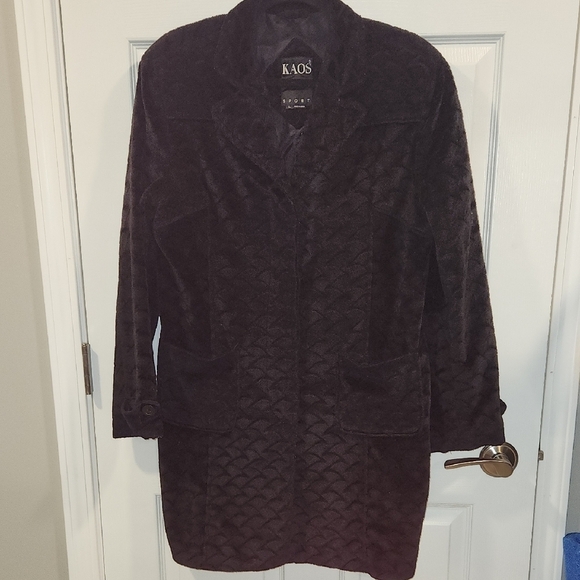 Kaos Jackets & Blazers - Vintage KAOS Andy Jones Quilted Velvet Sport Jacket 